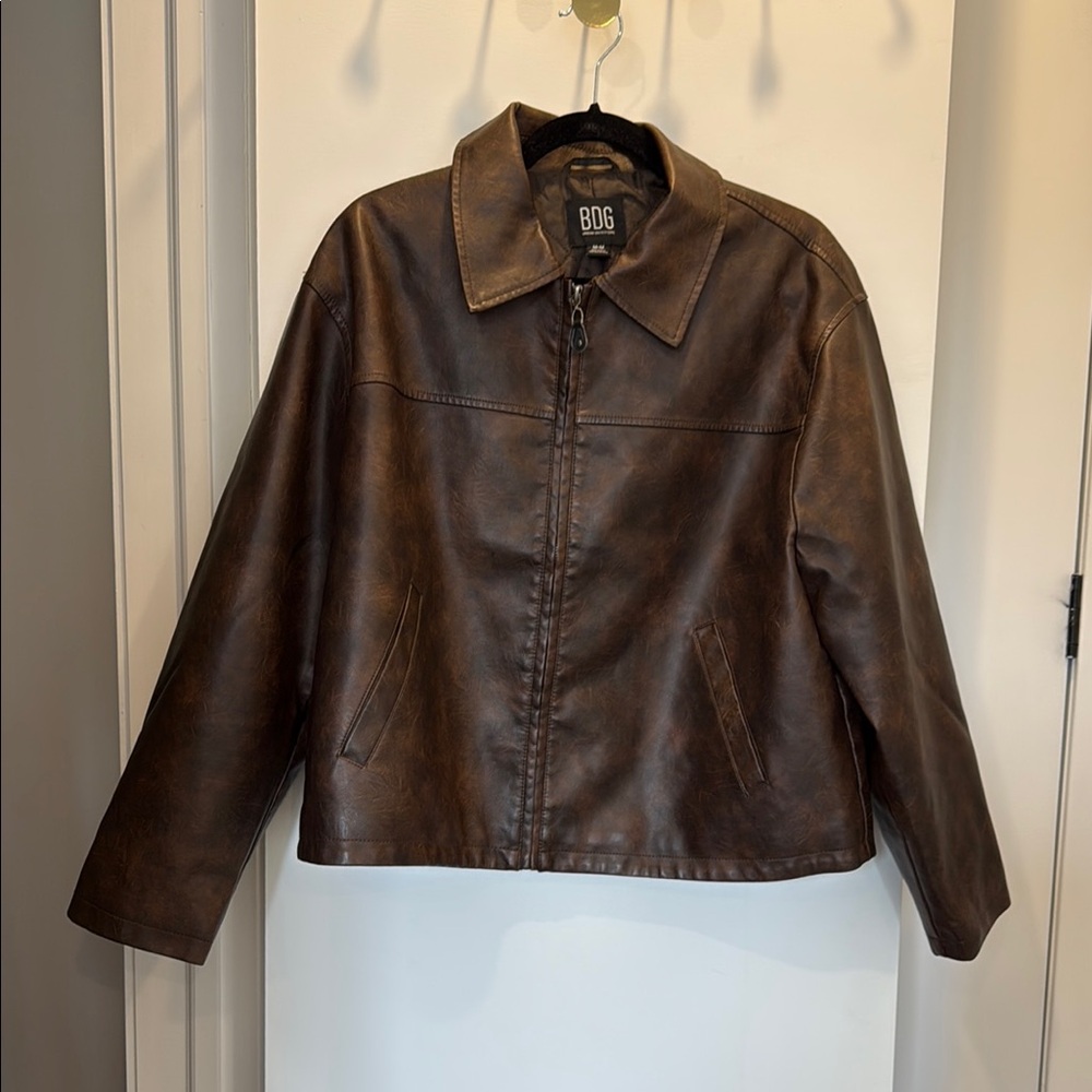 UO Women's Brown Leather Jacket